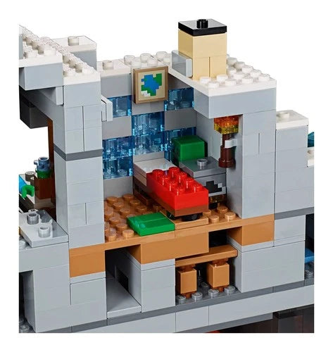 GENERIC Minecraft The Mountain Cave 21137 Retired Complete Set 2863pcs No Box