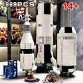 New Apollo Saturn V Space Rocket Building Blocks NASA Model Set Toy Display Gift