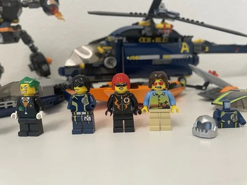 LEGO Agents Lot - Helicopter 8971, Robot 8970, Boat 8968, 8633 Minifigs! - USED