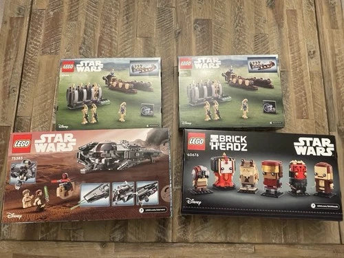 Lego Star Wars Sealed Phantom Menace Lot 40686 40676 75383