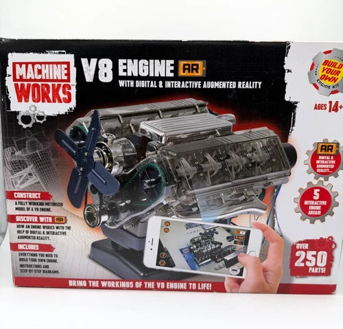 New Build Your Own V8 Engine - Machine Works Model Building Kit AR 250 Parts