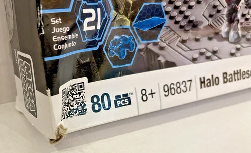 Mega Bloks 96837 HALO BATTLESCAPE Set w 4 Figures NIB 2010 Box has Damage