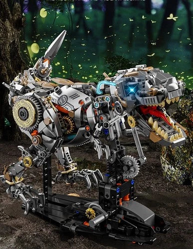 Mechanical Dinosaur Building Blocks Set Steampunk T-Rex Compatible Brick Toy