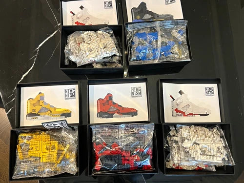 netmagnetism Sneaker Building Block Set Lot of 5 —New
