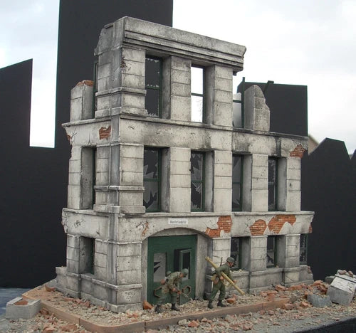 Dioramas Plus DP2 Government Building Ruins 1/35 Scale Model Kit + Bonus Read!