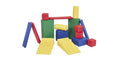 ECR4Kids SoftZone Soft Builder Blocks, Assorted, 16-Piece - Assorted