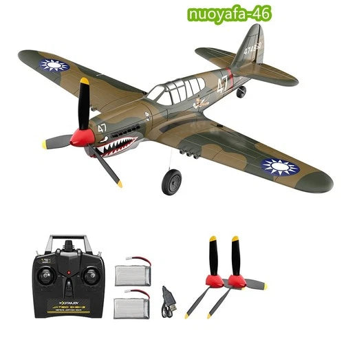 US Volantex P40 2.4G 4CH Fighter RC Airplane 6-Axis Gyro Remote Aerobatic Plane