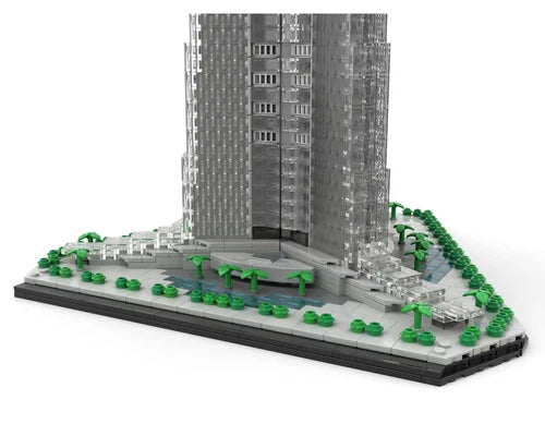 Jeddah Tower MOC-246046 1:800 Scale Building blocks 6112pcs Toy Model Gift