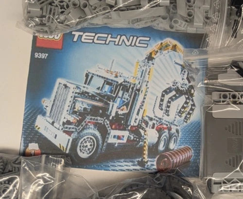RARE!! Lego Technic Wooden Transporter 9397 100% Complete + Working