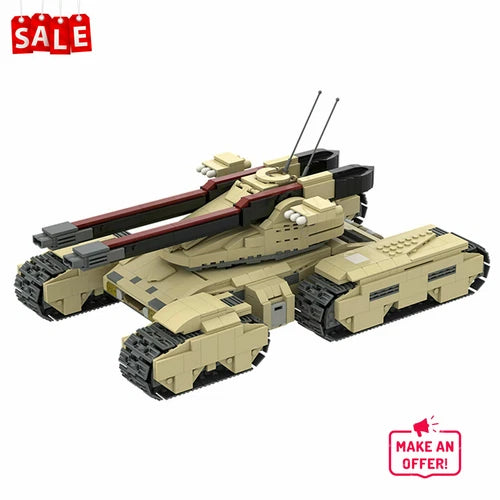 High quality Heavy Assault Tank GDI Mammoth MK 3 1331 Building Toys Set