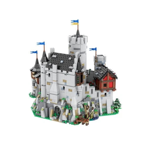 Modubrix Löwenstein Castle Official Expansion Model 3609 Pieces Building Kit Set