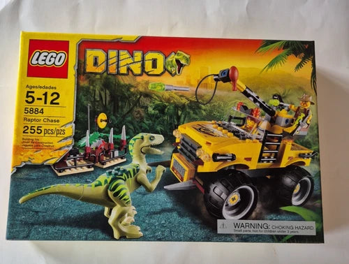 NEW LEGO Dino Raptor Chase 5884 2012 Building Set Retired Jurassic Era Dinsosaur