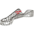 Cyclone - 900+ Pieces, Building Brick Set, Gravity Powered Roller Coaster Model