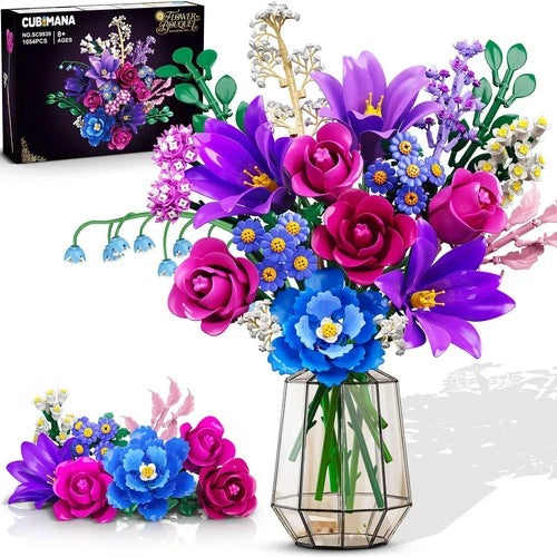 Vibrant Flower Botanical Collection Building Set