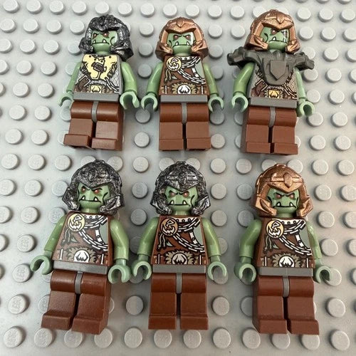 LEGO® Troll Warrior Minifigure Lot Fantasy Era Castle Weapons Flags Accessories