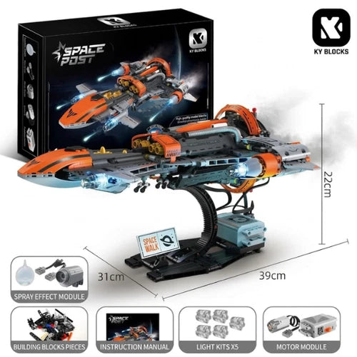 96156 Space Warship Building Blocks MOC Model Assembly Toy Gift