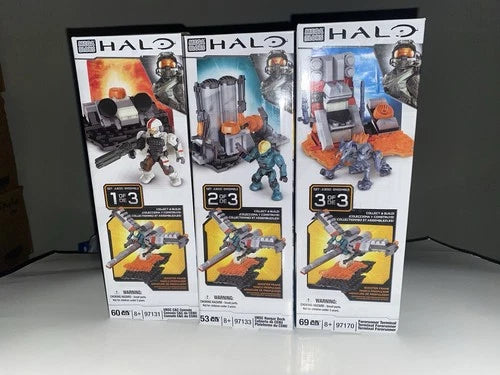 MEGA BLOKS Halo UNSC C&C Console, Deck, Terminal #97131 #97133 #97170 - NEW 2013