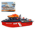 RC Rescue Boat High-Speed Remote Control Ship Waterproof RTR 1/32 Scale 8KM/H