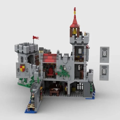 New Medieval Castle Fortress 1516Pcs Building Blocks Architecture Set Unbranded