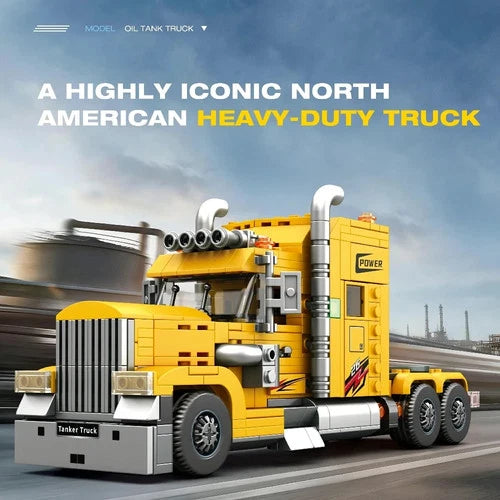 OIL TANK TRUCK Technic Building Blocks Decor set toys christmas gift 1119 pcs