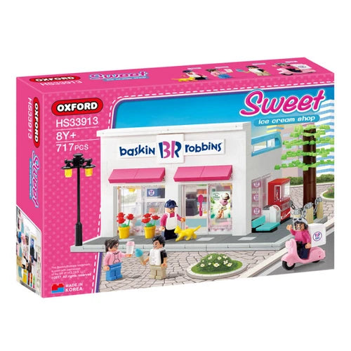 Oxford Baskin Robbins Ice Cream Shop Building Blocks HS33913 Brand New Sealed