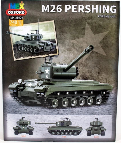 IMEX Oxford M26 Pershing U.S. Heavy Tank Brick Building Set (748pc)