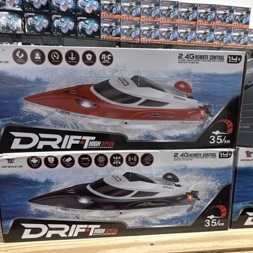 Hongxunjie Drift High Speed RC Boat HJ808G 2.4G 35km/h Electric RTR