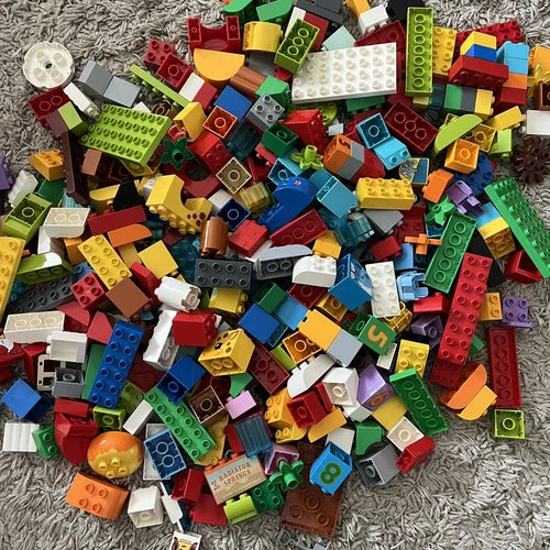 LEGO DUPLO LOT - BUILDING BLOCKS BRICKS Kids Building Toy - RANDOM ( 100 PCS )