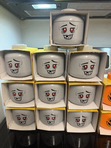 Lot of 10 MEOW Storage Head-Halloween-Zombie Girl 8” Mini Storage Container NIB