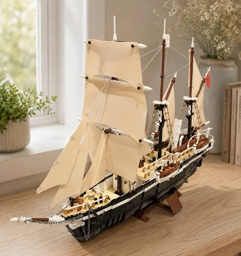 Sailing Ship Large Model Building Block Set Approx. 3011 Pcs Generic No Box