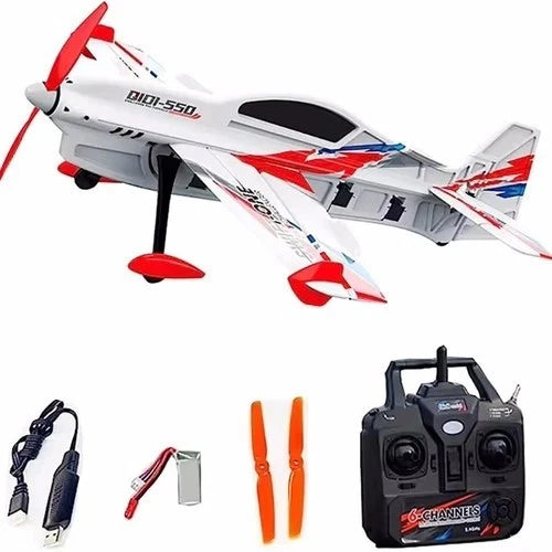 USA 3D RC Airplane 500mm Wingspan One-Key Hanging Stunt 6-Axis Gyro Aerobatic