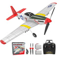 VOLANTEX 2.4G P51D Mustang 4CH Fighter 400mm RC Airplanes 6-Axis Gyro Aerobatic