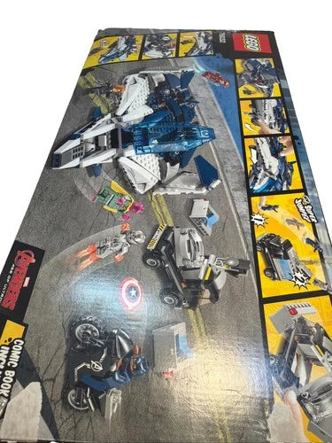 Lego 76032 Marvel Super Heroes The Avengers Quinjet City Chase-Retired-OPEN BOX
