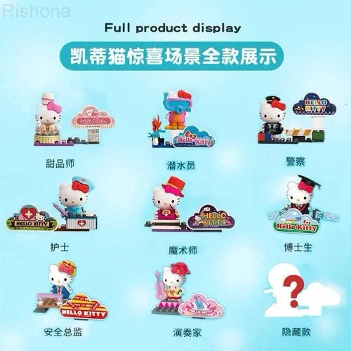 Sanrio Hello Kitty Mini Figure Set w/ Storage Head - Full Case