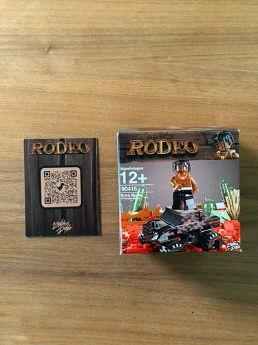 Travis Scott Rodeo Building Blocks Figure Set Canvasdon Limited Edition