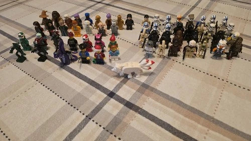 LEGO Minifigures: Star wars, Ninjago, Harry Potter, Elves, etc