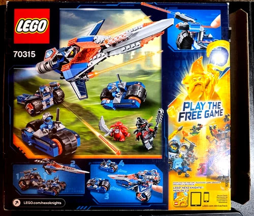 MEOW 70315 NEXO KNIGHTS: Clay's Rumble Blade. New & Retired.