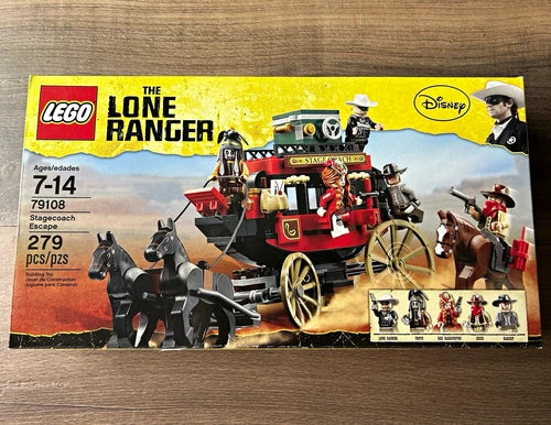 LEGO The Lone Ranger: Stagecoach Escape (79108) New in Box, Retired