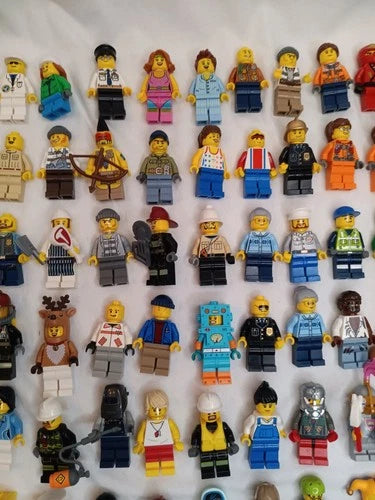 95 LEGO Minifigures Lot Rare Figures Monsters Christmas Assorted Characters
