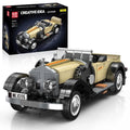 10115 Classic Vintage Car Building Kit, Retro Car Building Blocks Sets, 1:16