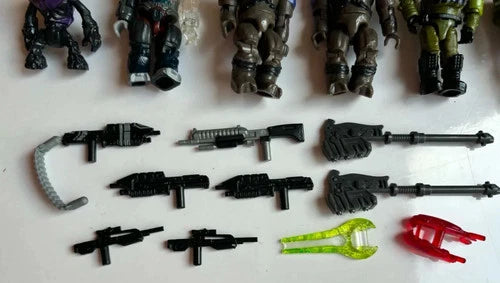 Halo Mega Bloks Construx Grunts Stalkers UNSC Covenant Elite Figures Weapons Lot