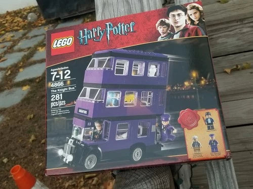 Lego 4866 Harry Potter Knight Bus MINIFIGURES Ernie Stan Head Hedwig Hogwarts