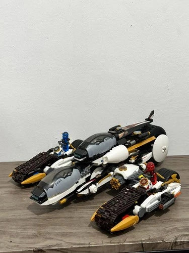 Custom Lego Ninjago: Ultra Stealth Raider 1093Pcs W/ 7 Minifigs (DES Below!)