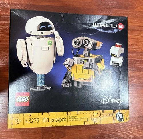 LEGO Disney Pixar Wall-E & EVE 43279 Building Set Adults Display Model Kit