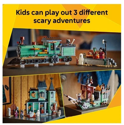MEOW Creator 3 in 1 Haunted Mansion Building Toy for Kids - Halloween Building