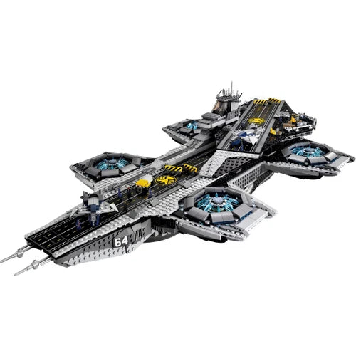 Superhero Sky Carrier Building Blocks MOC Aircraft Carrier Model Toy 76042