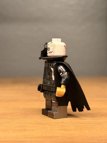 LEGO Star Wars Light Customs Darth Vader Battle Damaged PAD Printed Minifigure