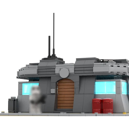 ZITIANYOUBUILD Base Bunker Model from Movie Display Model 695 Building Toys Set