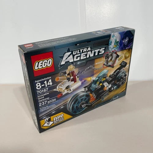 LEGO Ultra Agents 70167 Invizable Gold Getaway Set New Sealed Retired