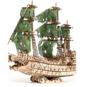 Wood Ship Model Kits for Adults to Build - Scale 1/100 1840 Halcon Baltimore